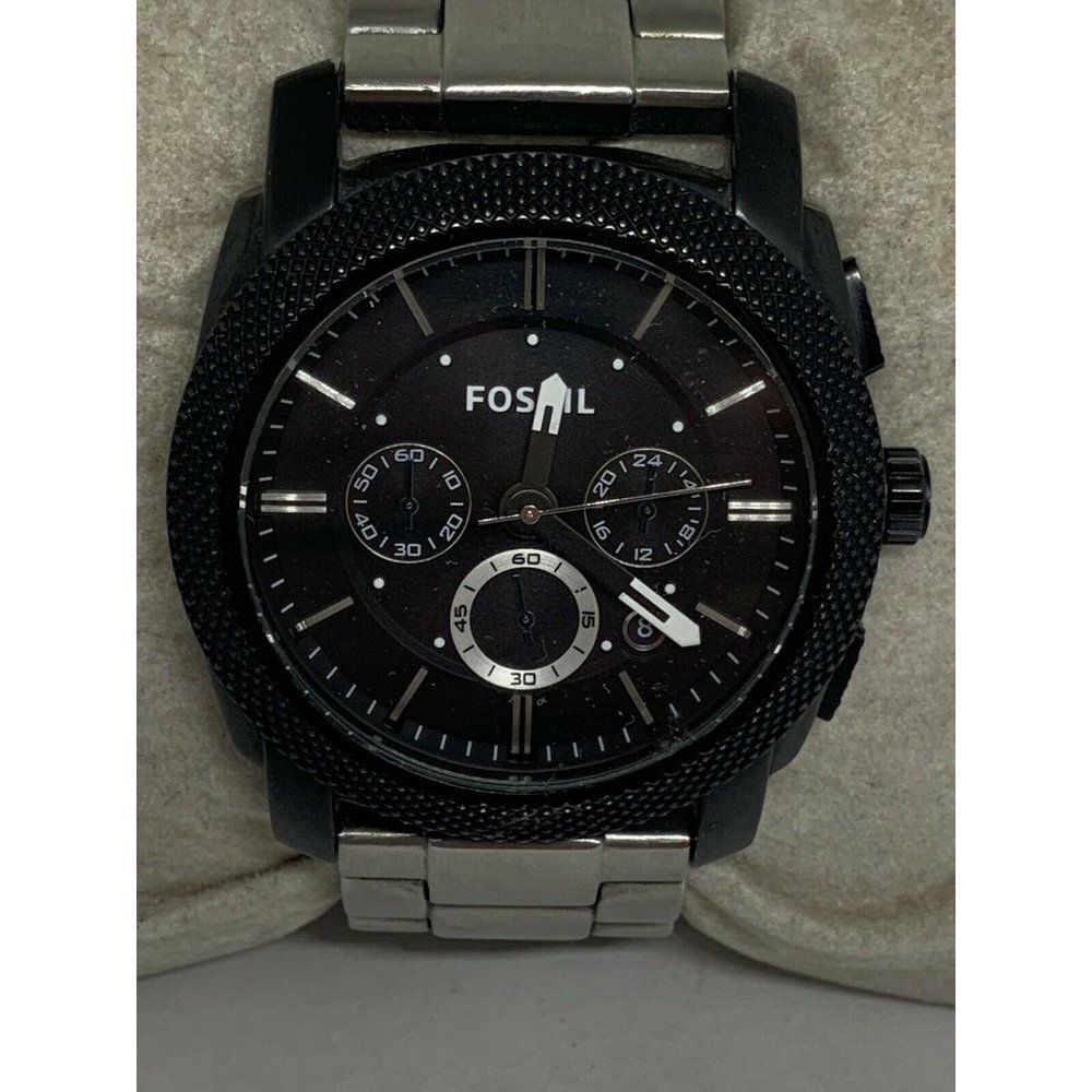 Fossil FS4487 Men's Silver Stainless Steel Analog